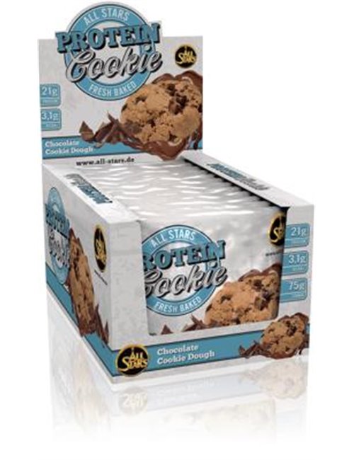 Sportnahrung, Eiweiß / Protein, Riegel / Snacks All Stars Protein Cookie, 12 x 75 g Cookies, Chocolate Cookie Dough