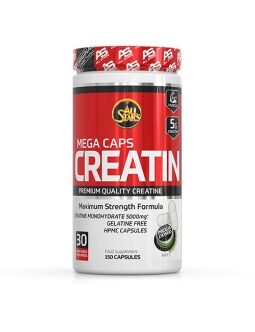 Sportnahrung, Creatin All Stars Creatin Mega Caps, 150 Kapseln Dose