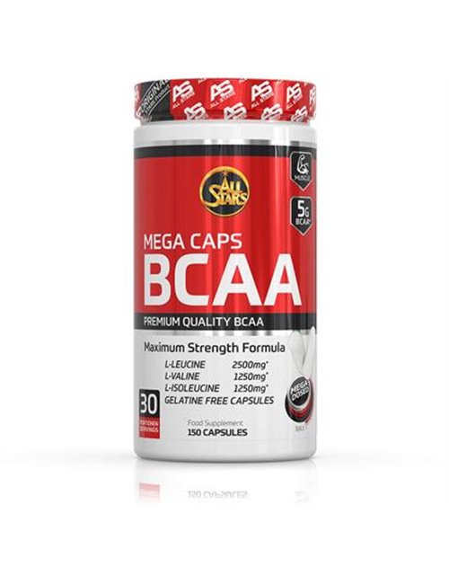 Sportnahrung, Aminosäuren, BCAA All Stars BCAA Mega Caps, 150 Kapseln Dose