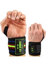 C.P. Sports Powerlifting Handgelenkbandagen, 60 cm Länge (T20-3)