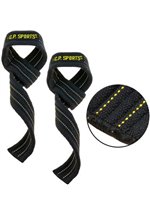 C.P. Sports Power Grip Zughilfen, schwarz, Baumwolle (T11-1)