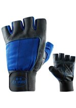 C.P. Sports Bandagen-Handschuh Leder, blau