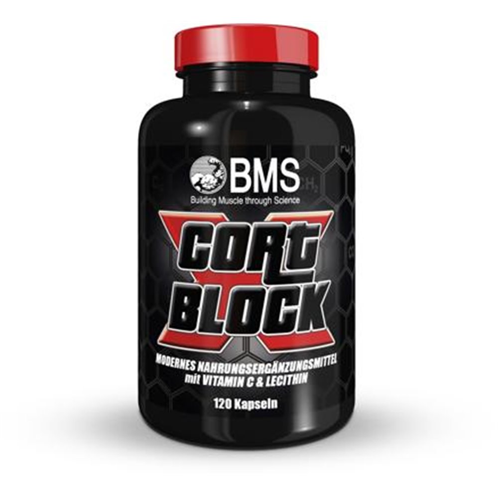 Sportnahrung, Vitamine BMS Cort Block, 120 Kapseln Dose