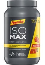 PowerBar IsoMax Sportgetränk, 1200 g Dose, Blood Orange mit Koffein