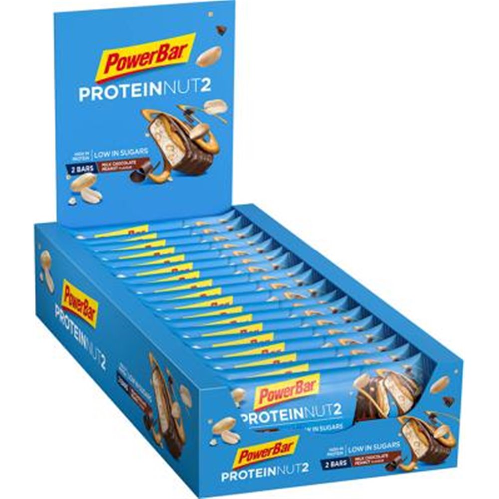 Sportnahrung, Riegel / Snacks PowerBar ProteinNut2, 18 x 45 g Riegel