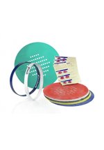 TheraBand Progressiver Handtrainer Set (1 Spannring & 6 Einsätze)