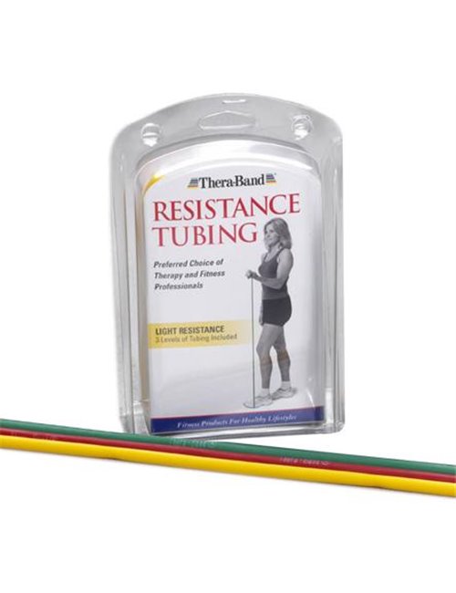 TheraBand Tubings-Set, 3 x 1.50 m (leicht, mittel stark & stark)