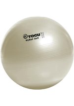 TOGU MyBall Soft, 65 cm, perl-weiß/rubinrot/anthrazit