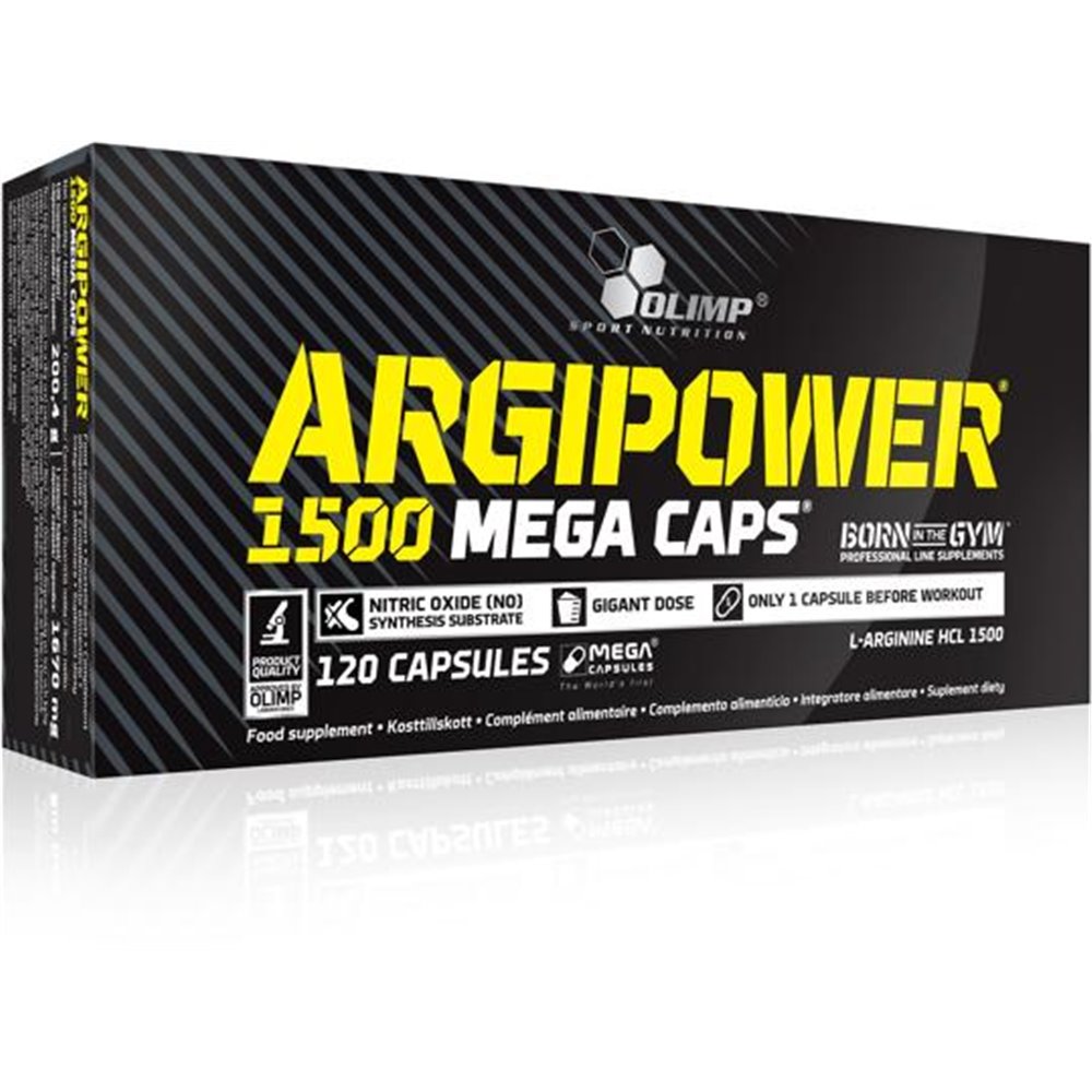 Sportnahrung, Aminosäuren, L-Arginin Olimp Argi Power 1500 Mega Caps, 120 Kapseln