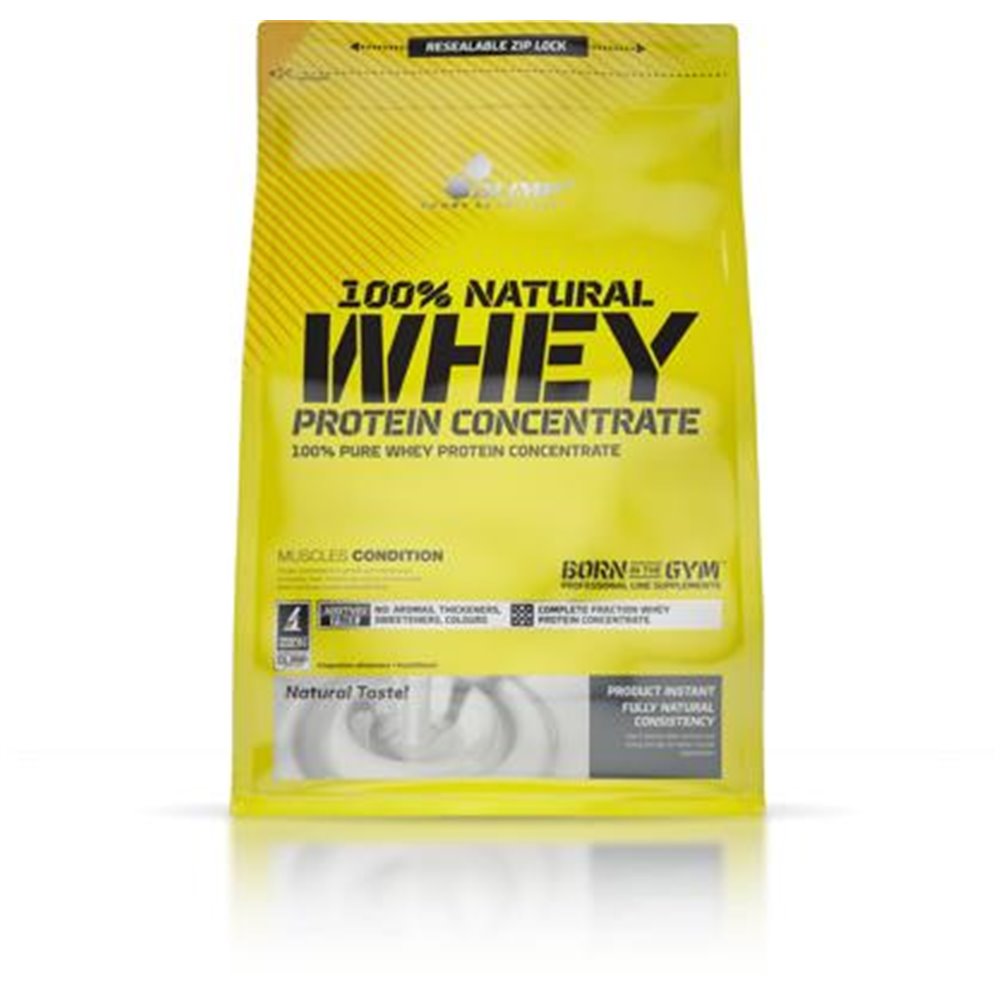Sportnahrung, Eiweiß / Protein Olimp 100% Natural Whey Protein Concentrate, 700 g Beutel, Neutral