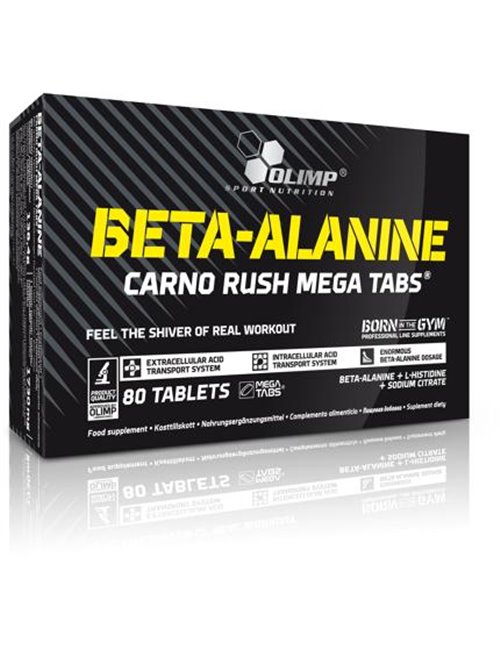 Sportnahrung, Aminosäuren Olimp Beta-Alanine Carno Rush Mega Tabs, 80 Tabletten