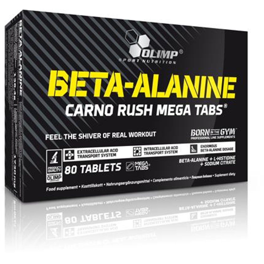 Sportnahrung, Aminosäuren Olimp Beta-Alanine Carno Rush Mega Tabs, 80 Tabletten