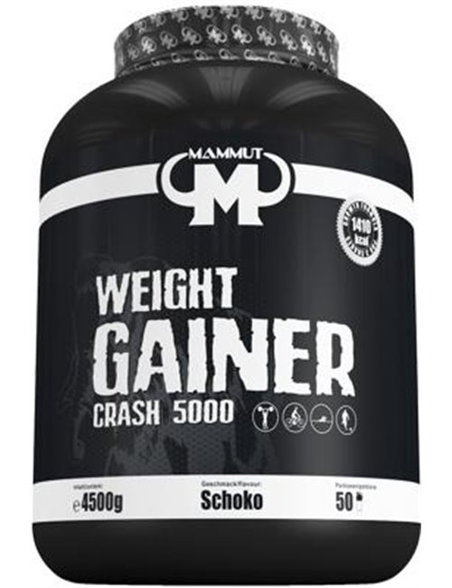 Sportnahrung, Weight Gainer / Zunehmen Best Body Mammut Weight Gainer Crash 5000, 4500 g Dose