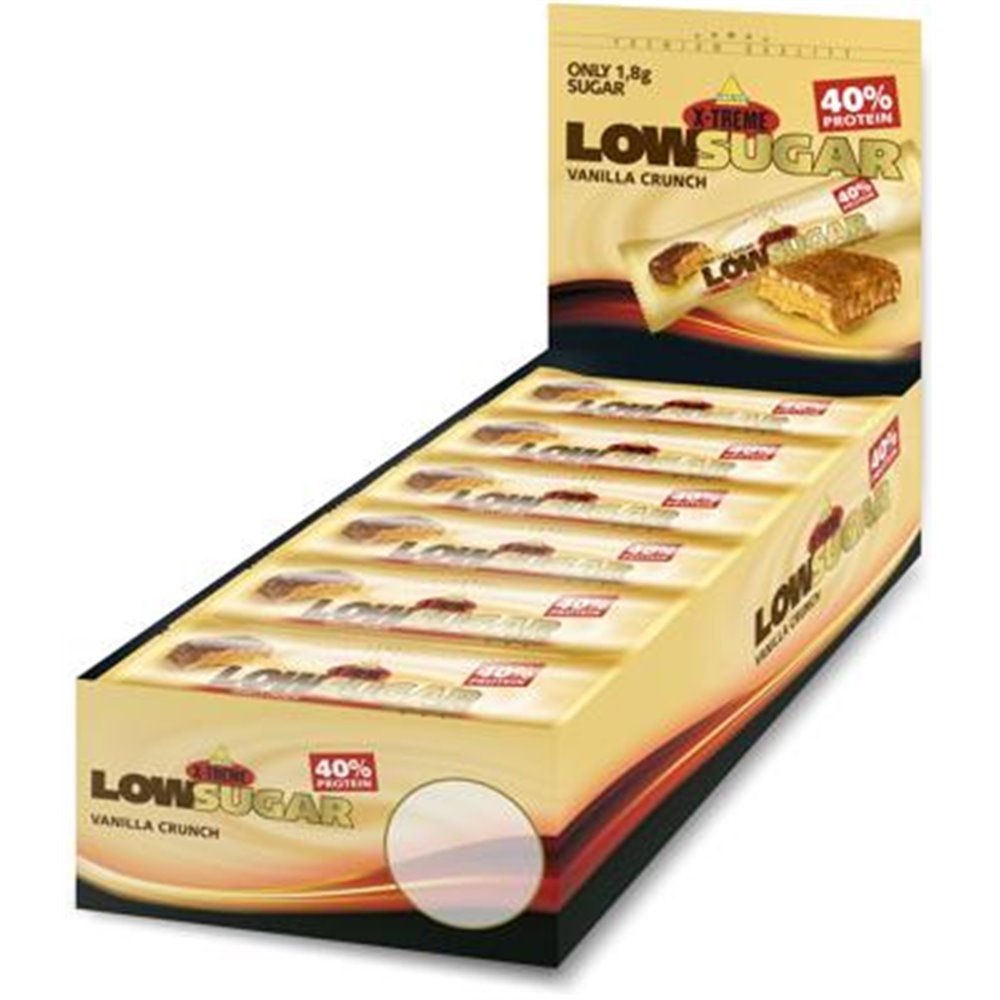 Sportnahrung, Riegel / Snacks inkospor X-Treme Low Sugar, 24 x 65 g Riegel