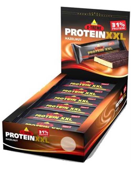 Sportnahrung, Riegel / Snacks inkospor X-Treme Protein XXL, 18 x 100 g Riegel, Haselnuss