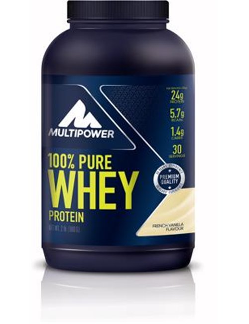 Sportnahrung, Eiweiß / Protein Multipower 100% Whey, 900 g Dose