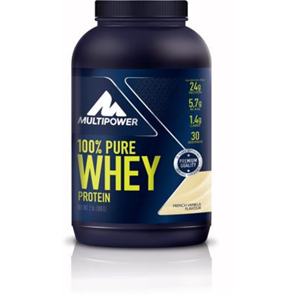 Sportnahrung, Eiweiß / Protein Multipower 100% Whey, 900 g Dose