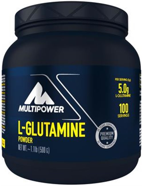Sportnahrung, Aminosäuren, Glutamin Multipower L-Glutamine Powder, 500 g Dose