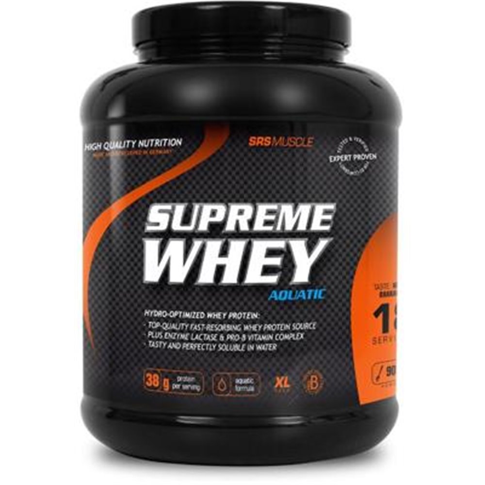 Sportnahrung, Eiweiß / Protein SRS Supreme Whey, 1900 g Dose