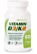 SRS Vitamin D3/K2, 60 Kapseln Dose