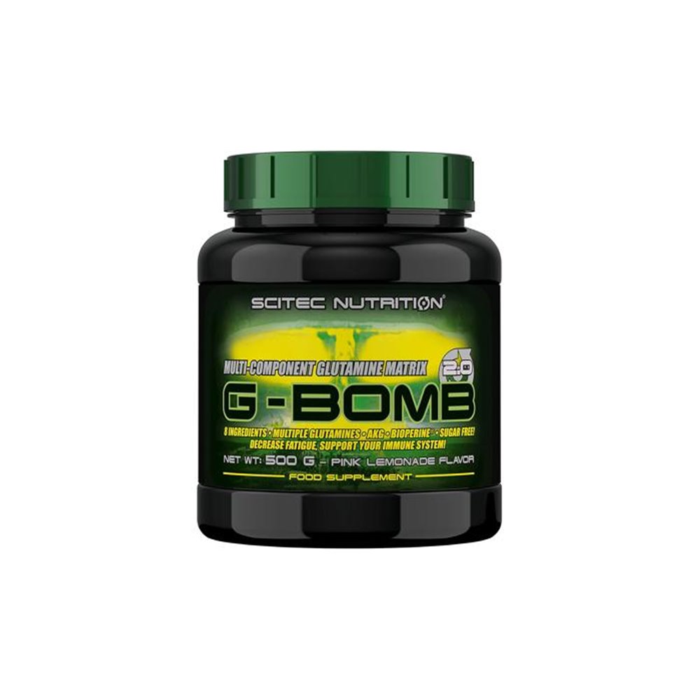 Sportnahrung, Aminosäuren, Glutamin Scitec Nutrition G-Bomb 2.0, 500 g Dose