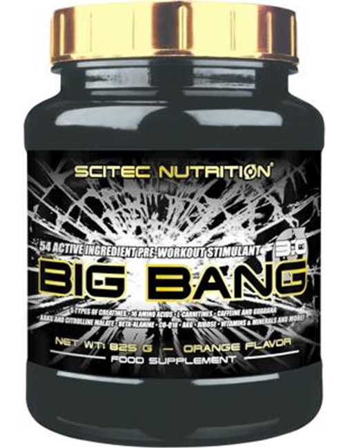 Sportnahrung, Pre-Workout Scitec Nutrition Big Bang 3.0, 825 g Dose
