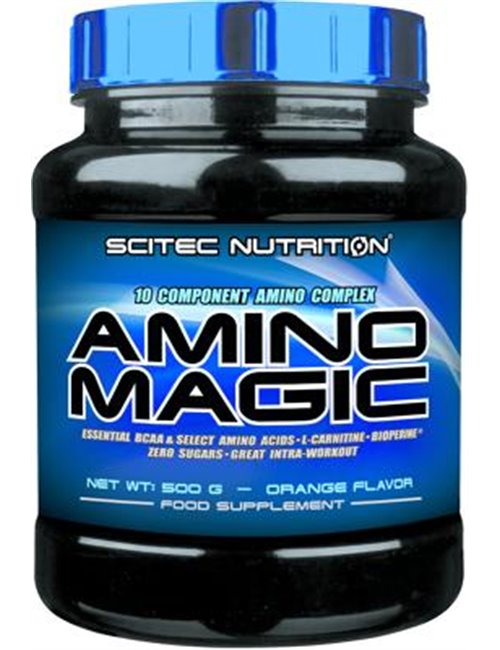 Sportnahrung, Aminosäuren Scitec Nutrition Amino Magic, 500 g Dose