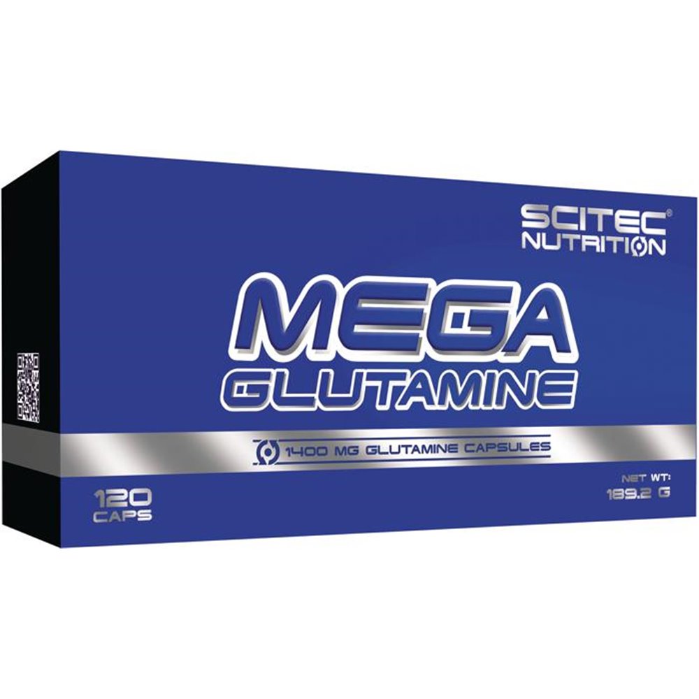 Sportnahrung, Aminosäuren, Glutamin Scitec Nutrition Mega Glutamine, 120 Kapseln Blister