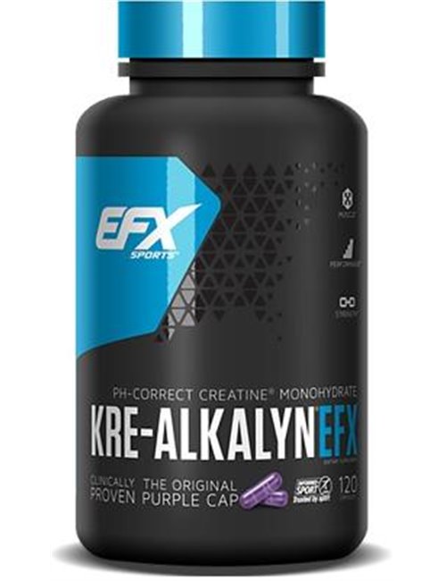 Sportnahrung, Creatin EFX Kre-Alkalyn, 120 Kapseln Dose