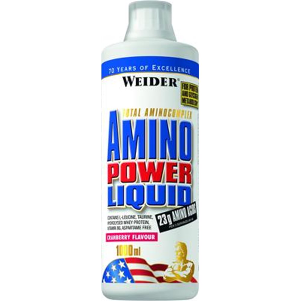 Sportnahrung, Aminosäuren Joe Weider Amino Power Liquid, 1000 ml Flasche
