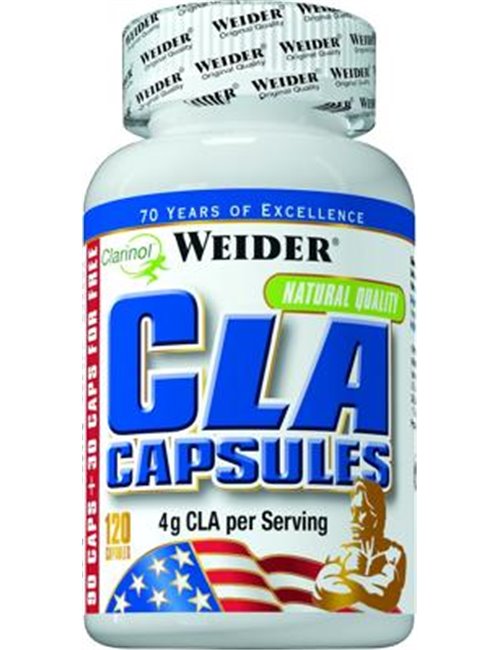 Sportnahrung, Vitamine Joe Weider CLA, 120 Kapseln Dose