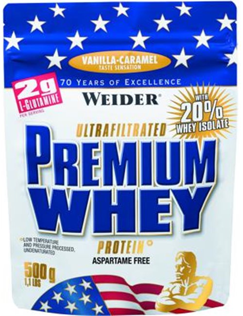 Start, Sportnahrung, Eiweiß / Protein Joe Weider Premium Whey, 500g Standbeutel