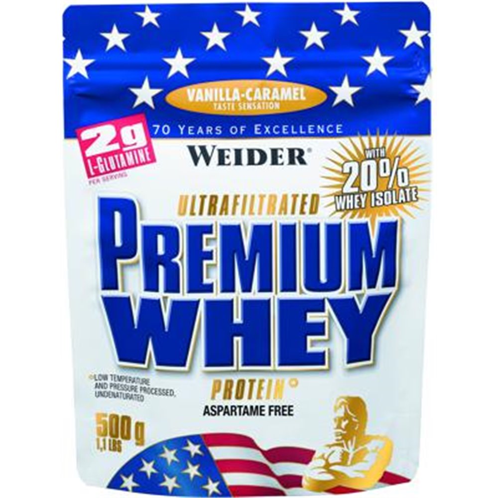 Start, Sportnahrung, Eiweiß / Protein Joe Weider Premium Whey, 500g Standbeutel
