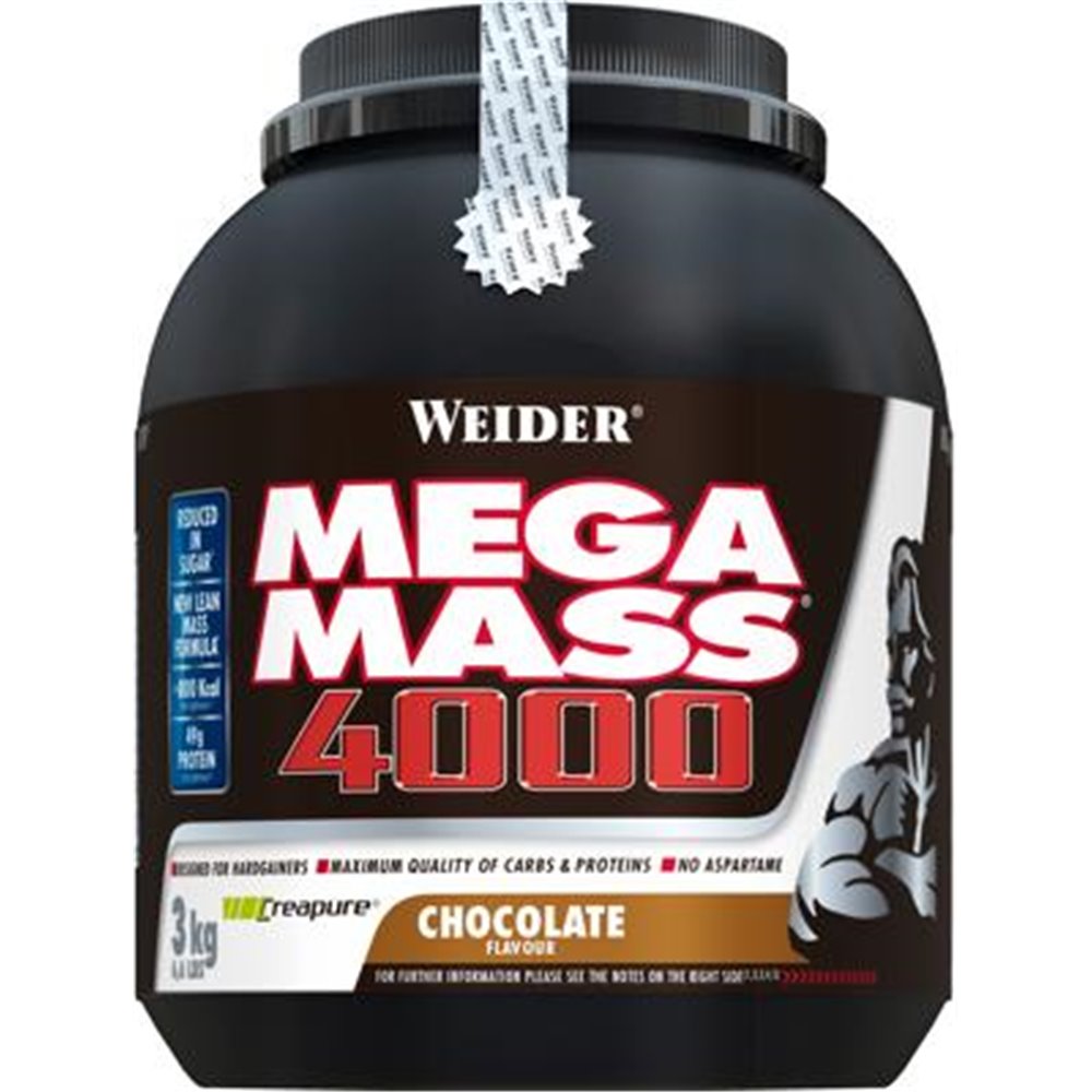 Sportnahrung, Weight Gainer / Zunehmen Joe Weider Mega Mass 4000, 3000 g Dose