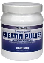 MetaSport 100% Creatin Monohydrat, 500 g Dose