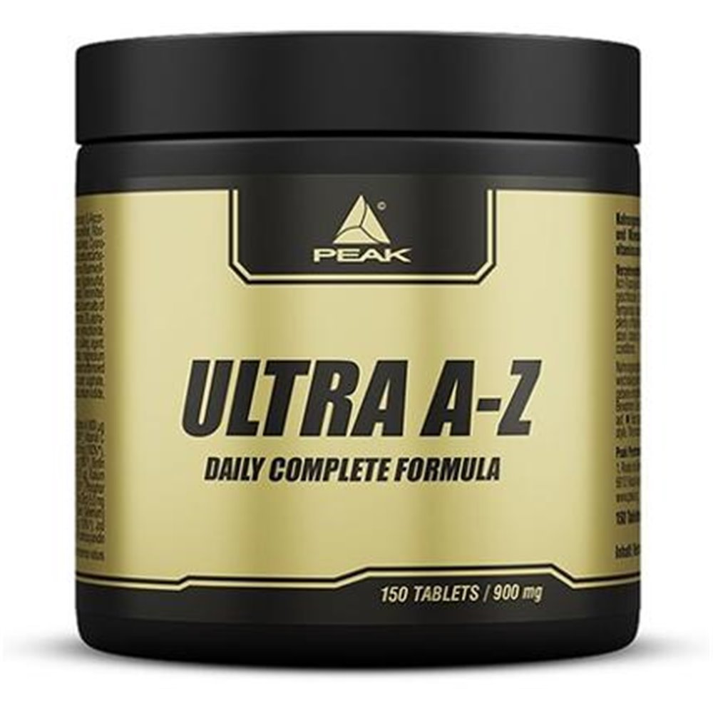 Sportnahrung, Vitamine Peak Performance Ultra A-Z, 150 Tabletten Dose