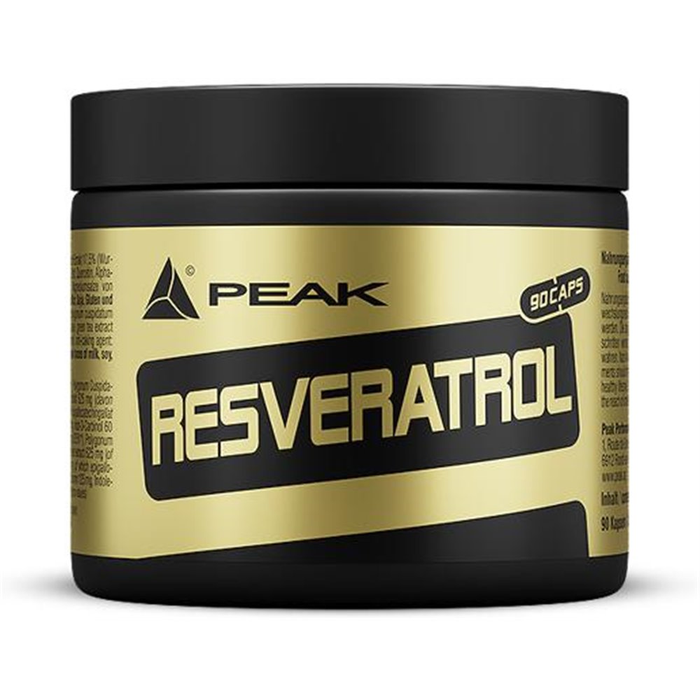 Sportnahrung, Vitamine Peak Performance Resveratrol, 90 Kapseln Dose