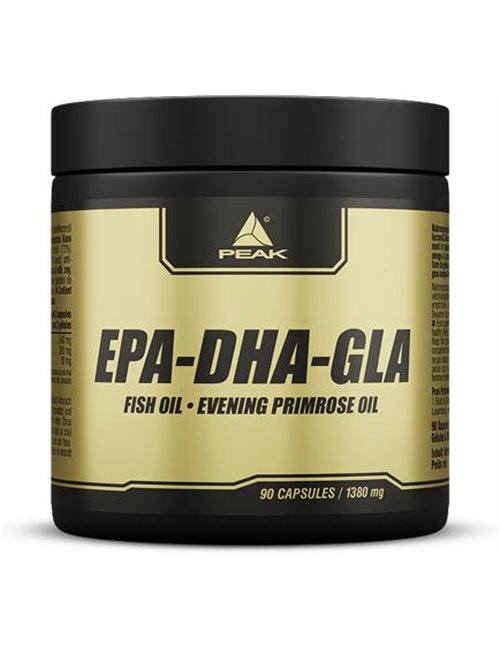 Sportnahrung, Vitamine Peak Performance EPA / DHA / GLA, 90 Kapseln Dose