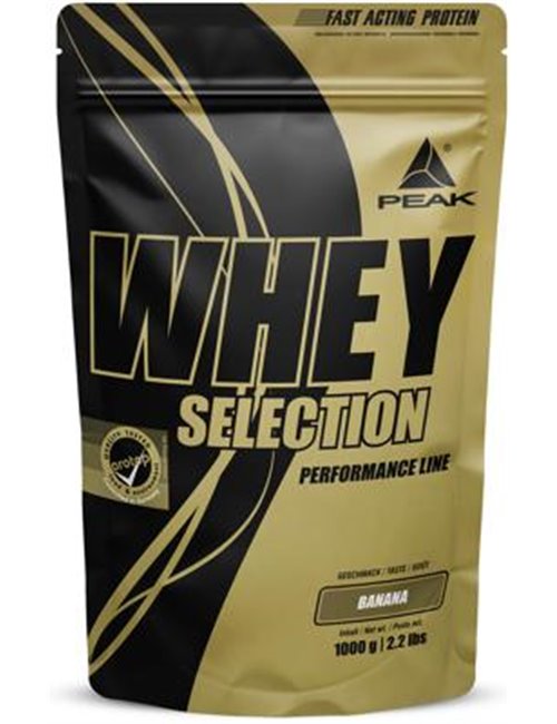 Sportnahrung, Eiweiß / Protein Peak Performance Whey Selection, 1000 g Beutel