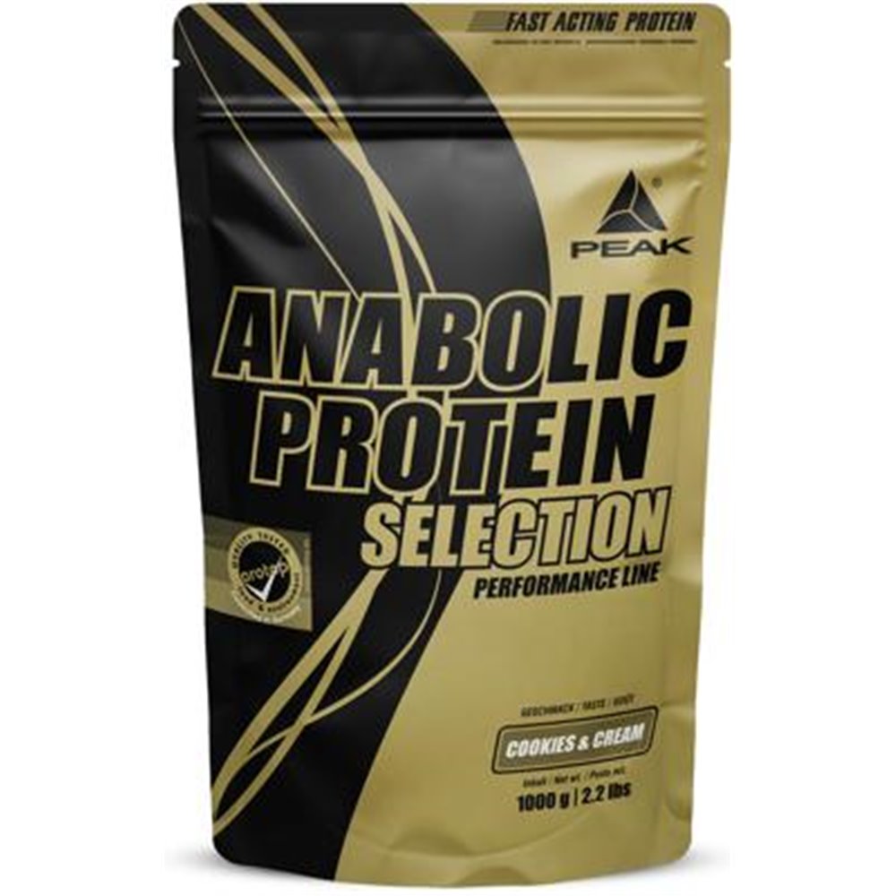 Sportnahrung, Eiweiß / Protein Peak Performance Anabolic Protein Selection, 1000 g Beutel