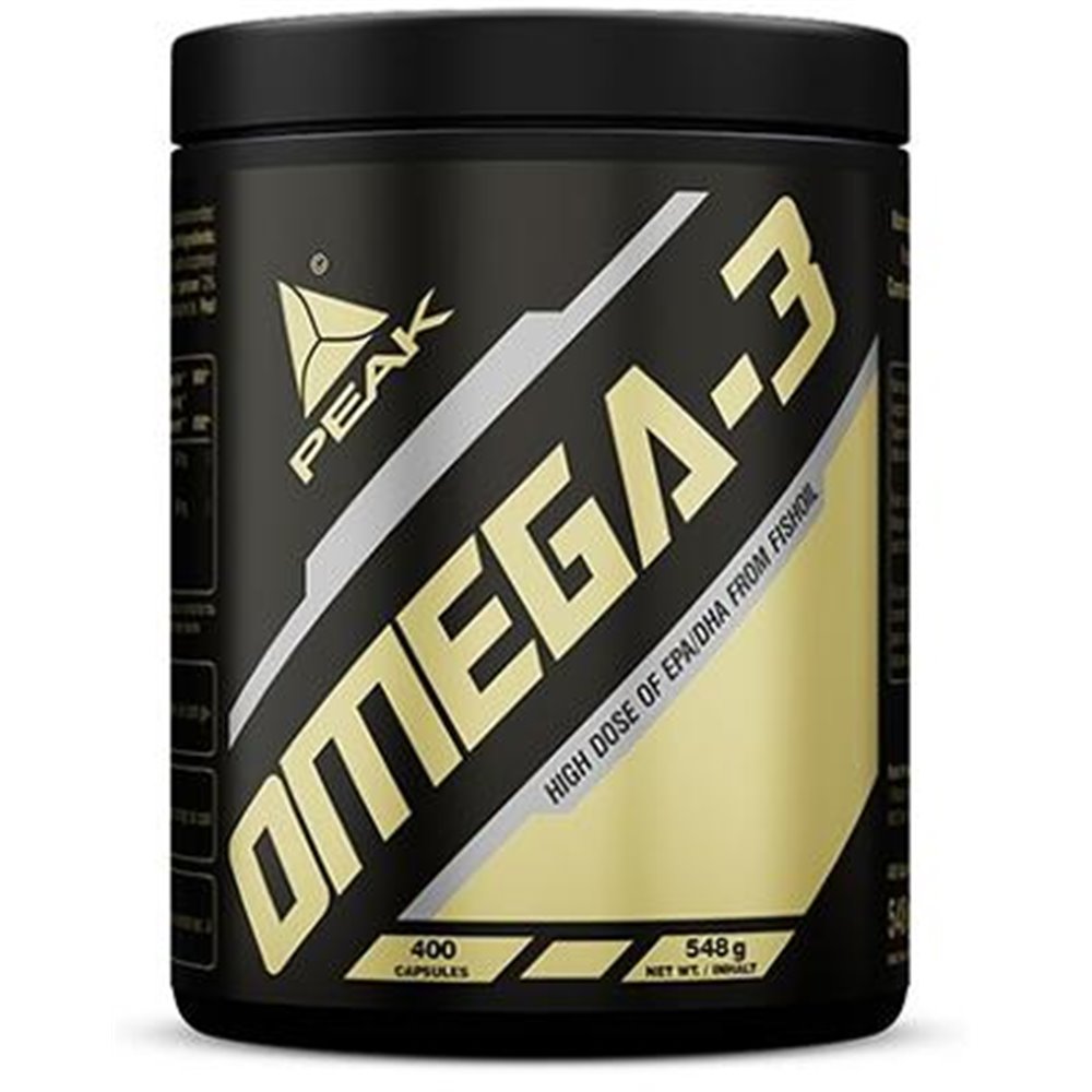 Sportnahrung, Vitamine Peak Performance Omega-3, 400 Kapseln Dose