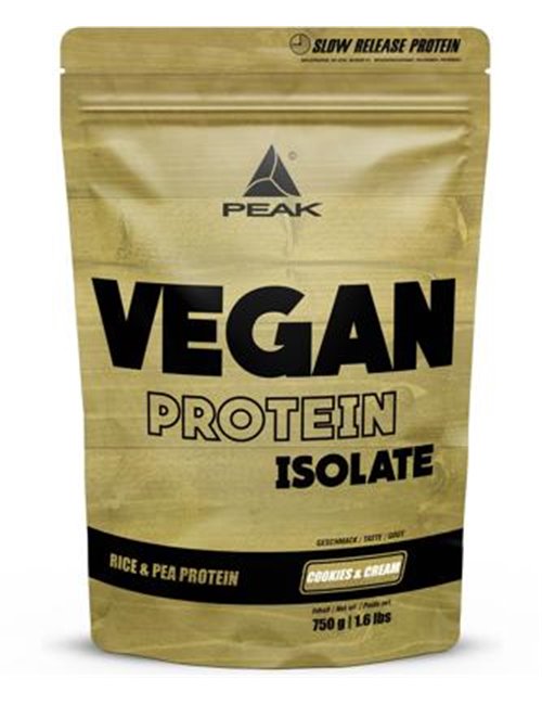 Sportnahrung, Eiweiß / Protein Peak Performance Vegan Protein Isolate, 750 g Beutel