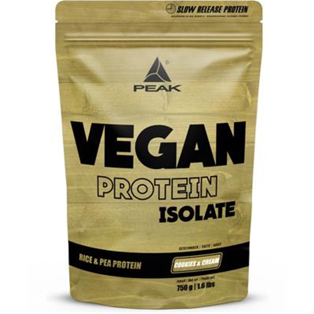 Sportnahrung, Eiweiß / Protein Peak Performance Vegan Protein Isolate, 750 g Beutel
