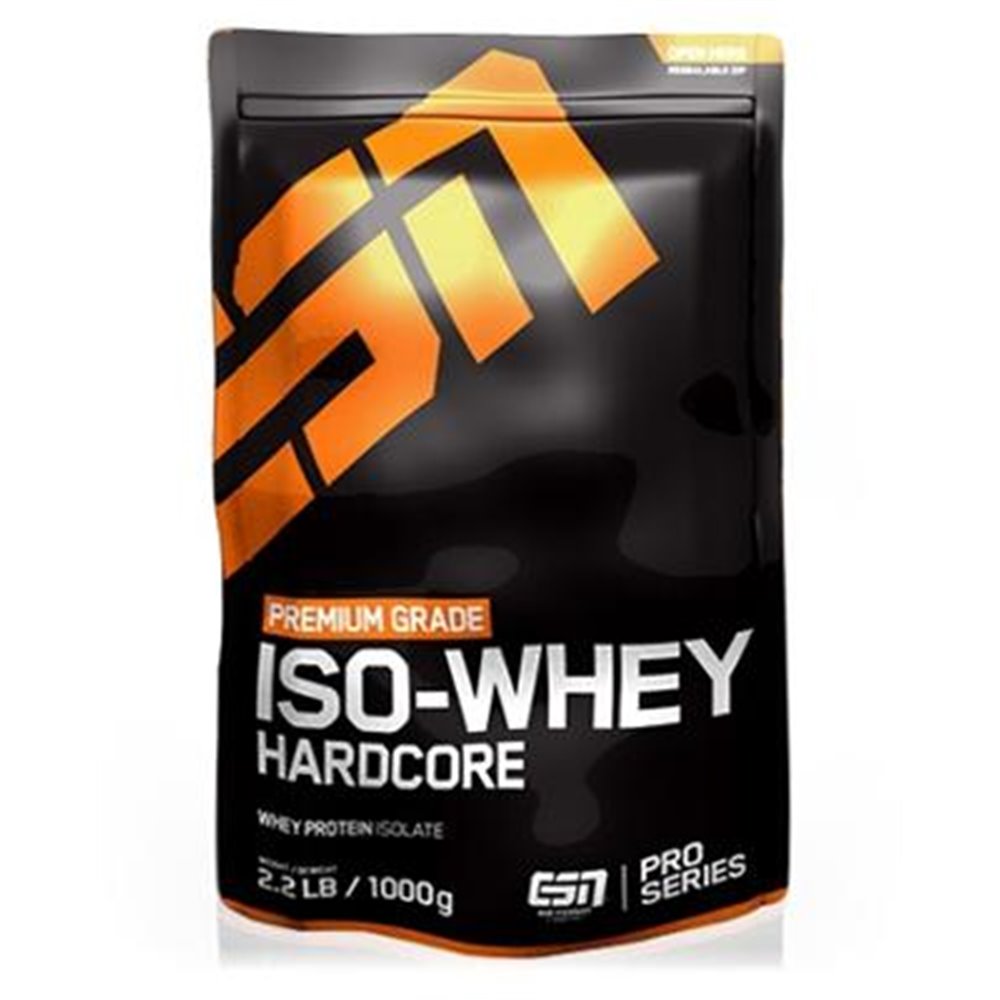 Sportnahrung, Eiweiß / Protein ESN IsoWhey Hardcore, 1000 g Beutel