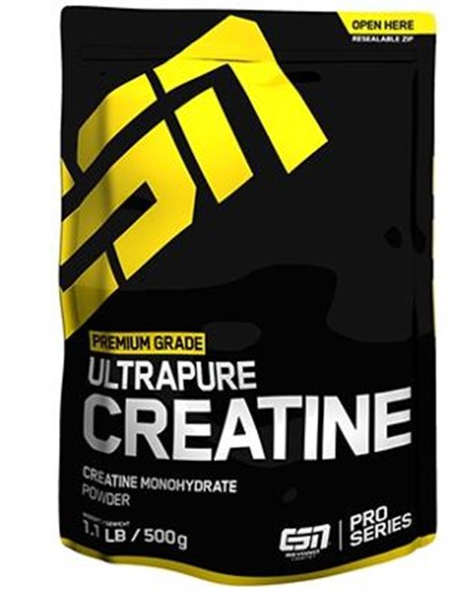 Start, Sportnahrung, Creatin ESN Ultrapure Creatine Monohydrate, 500 g Beutel