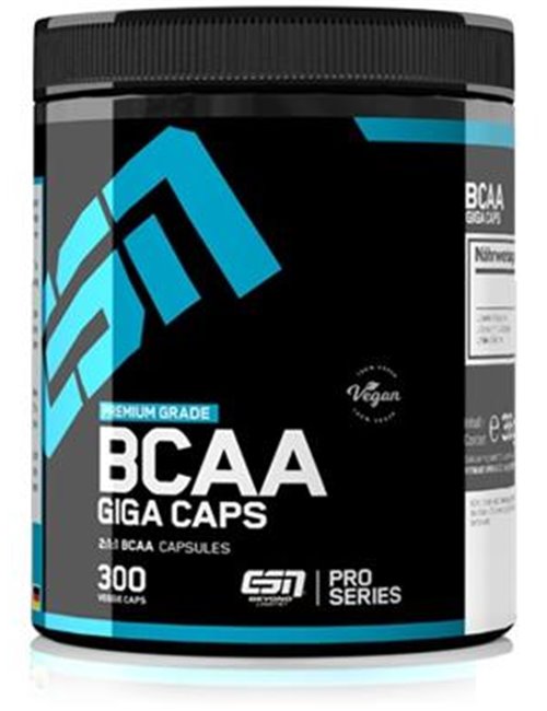 Sportnahrung, Aminosäuren, BCAA ESN BCAA Giga Caps, 300 Kapseln Dose