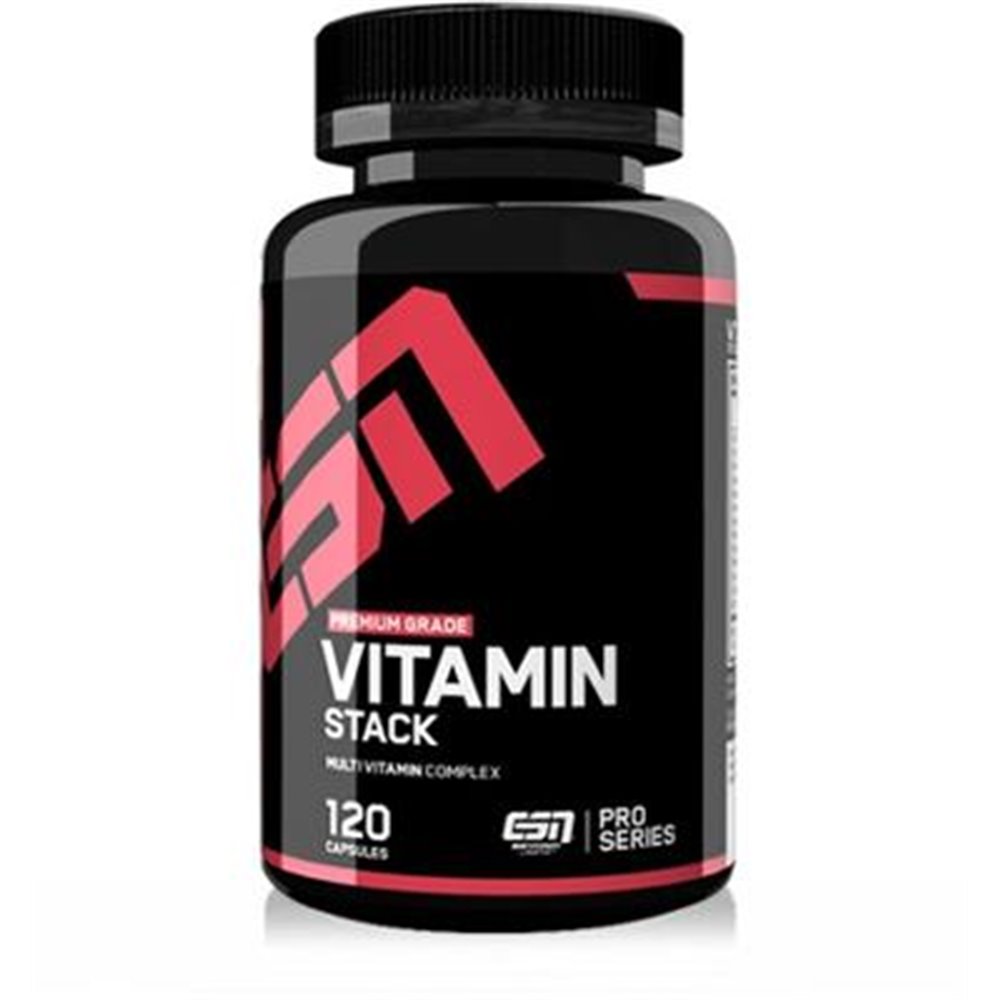 Sportnahrung, Vitamine ESN Vitamin Stack, 120 Kapseln Dose