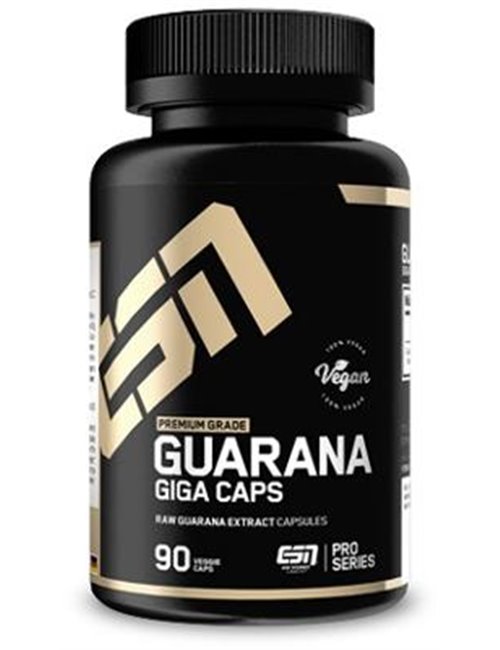 Sportnahrung, Vitamine ESN Guarana Giga Caps, 90 Kapseln Dose