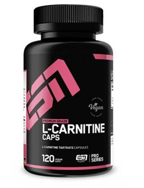 Sportnahrung, Aminosäuren ESN L-Carnitine Caps, 120 Kapseln Dose