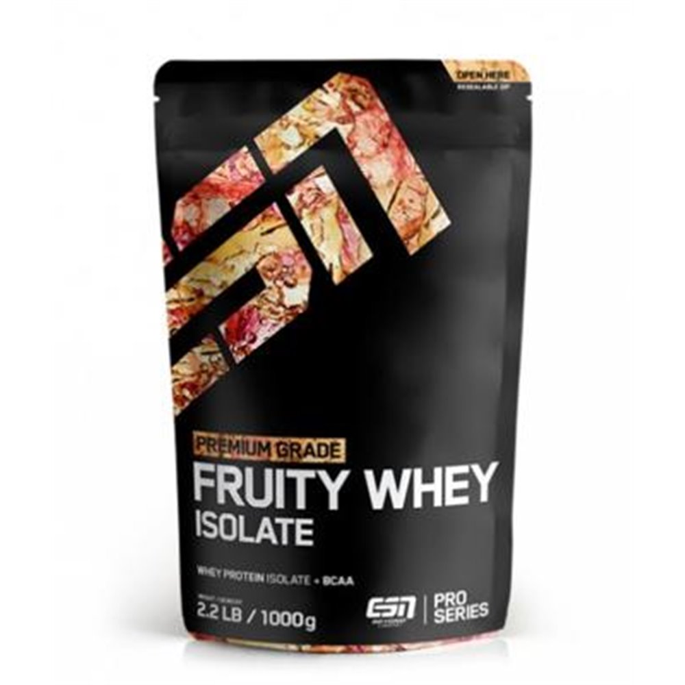 Sportnahrung, Eiweiß / Protein ESN Fruity Whey Isolate, 1000 g Beutel